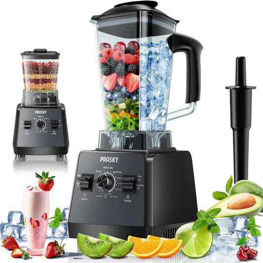 25000 RPM Professional Blender, Dual BPA-Free 68oz Jars for Shakes & Ice Crushing